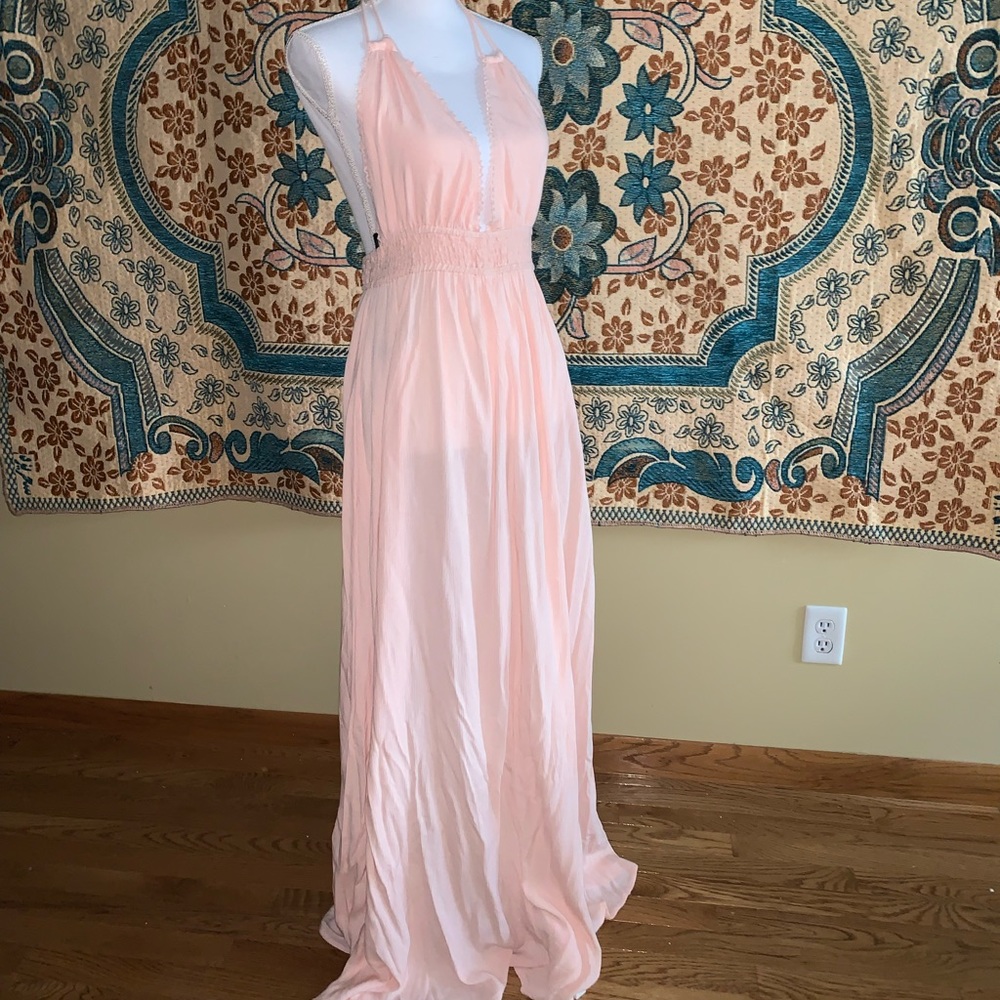 Peach Summer Dress